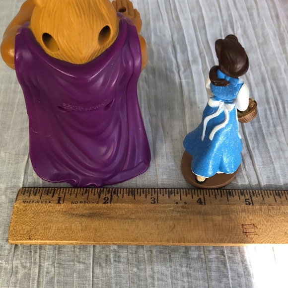 BEAUTY & THE BEAST action figure toys BELLE BEAST & COGSWORTH hand puppet - Picture 13 of 14